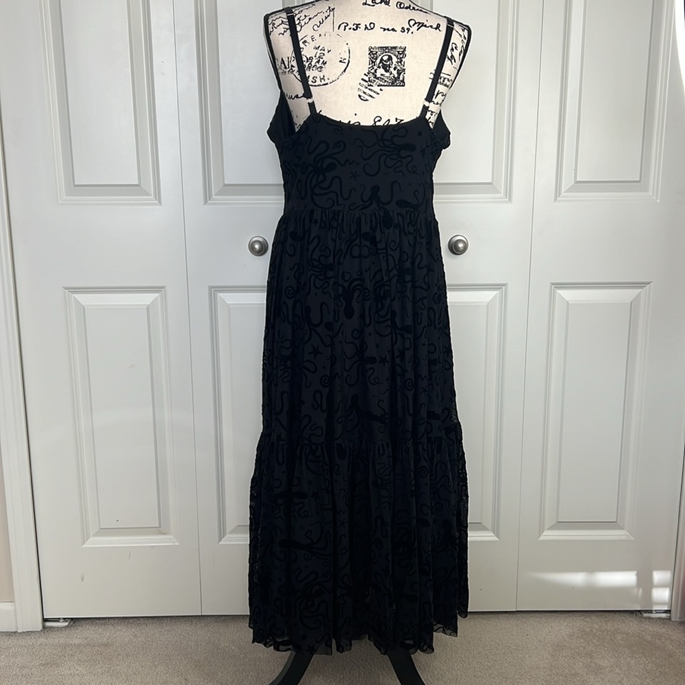 Blackmilk Flocktapus Sheer Midaxi Dress ~ LIMITED Black Size Large - Picture 11 of 16